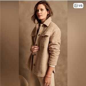 Banana Republic Sherpa Teddy Jacket - Size L